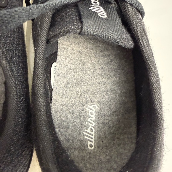 Allbirds Wool Piper WP2 Shoes Mens Size 11 Black Wool Lace Up Comfort Sneakers - Picture 5 of 11